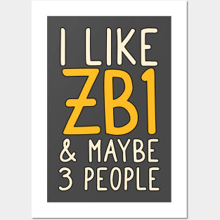 Zero base one I like zb1 and maybe 3 people typography zerose | Morcaworks Posters and Art